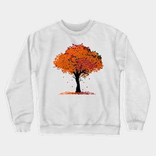 Autumn Leaves Tree Crewneck Sweatshirt